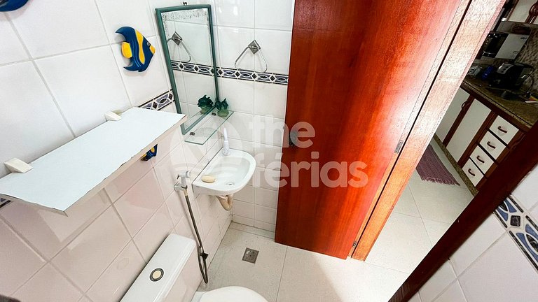 Apto 2 qtos c/ piscina em cond. AC | @theferias_