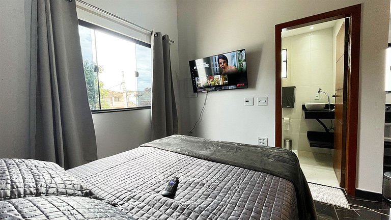The Férias | Loft confortável e equipado c/ cozinha novíssim
