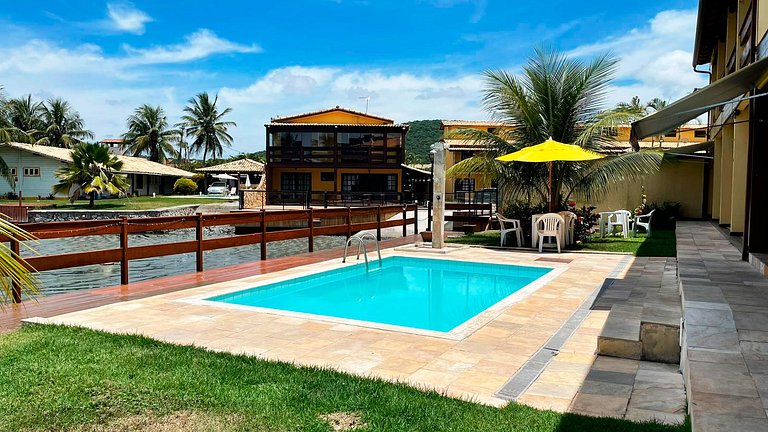 Apto 2 qtos c/ piscina em cond. AC | @theferias_