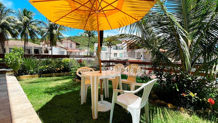 Apto 2 qtos c/ piscina em cond. AC | @theferias_